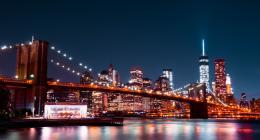 Brooklyn Bridge at night