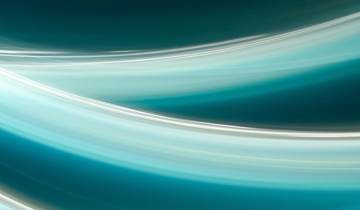 Abstract neon lights in circular patterns