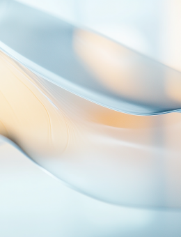 curved glass abstract