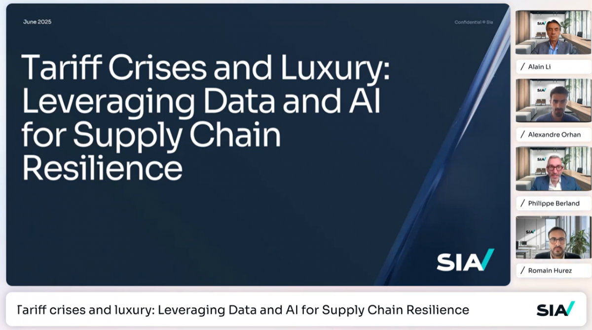 Webinar Tariff Crises and Luxury