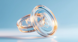 Shiny Crystal Bitcoin